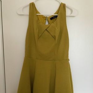 Vintage Mustard yellow dress -Medium